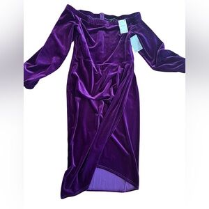 NWT velvet evening dress
